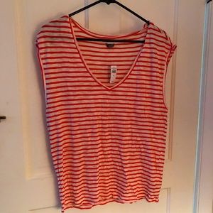 Womens Aerie super soft striped tee